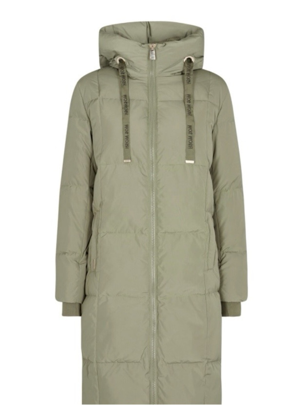 Mos Mosh Nova Down Coat in Olive Green size small